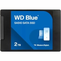 Disque SSD Blue SA510 WDS200T3B0A-00C7K0 2 To - 2.5" Interne - SATA WD - Ordinateur de bureau, Notebook Appareil compatible - 500 To TBW