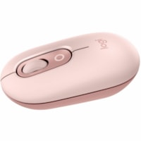 Logitech POP Mouse - Wireless - 32.81 ft (10000 mm) - Bluetooth - Rose - Scroll Wheel - 4 Button(s) - 1 x AA Battery Supported