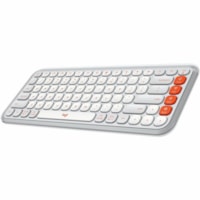 Logitech POP Icon Keys Keyboard - Wireless Connectivity - Bluetooth - 5.1 - 32.81 ft (10000 mm) - USB Interface - Easy-Switch, Power Switch Hot Key(s) - ChromeOS, Windows 10, Windows 11, Mac OS X 12.0 Monterey, Linux, Android 12, iOS 15, iPadOS 15 - PC, Mac - Recycled Plastic - AAA Battery Size Supp