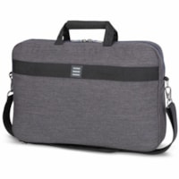 Nextech Carrying Case (Briefcase) for 17.3" Notebook - Gray - Polyester Body - Shoulder Strap - 11.60" (294.64 mm) Height x 17.32" (439.93 mm) Width x 2.35" (59.69 mm) Depth - 1 Each