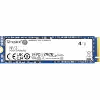 Kingston NV3 4 TB Solid State Drive - M.2 2280 Internal - PCI Express NVMe (PCI Express NVMe 4.0 x4) - Desktop PC, Notebook Device Supported - 1280 TB TBW - 1 Pack