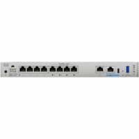 Cisco Secure Firewall 1210 Compact Security Appliance with PoE, Threat Defense Software - Centralized Management - 8 Port - 10/100/1000Base-T - Gigabit Ethernet - 6.50 Gbit/s Firewall Throughput - 200 VPN - 4 x RJ-45 - 50 Hz, 60 Hz - Compact, Desktop, Rack-mountable, Wall Mountable