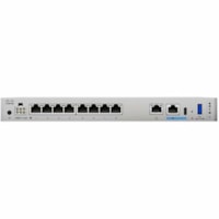 Cisco Secure Firewall 1210 compact security appliance with ASA software - Centralized Management - 8 Port - 10/100/1000Base-T - Gigabit Ethernet - 6.50 Gbit/s Firewall Throughput - 200 VPN - 8 x RJ-45 - 50 Hz, 60 Hz - Compact, Desktop, Rack-mountable, Wall Mountable