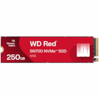 WD Red WDS250G1R0C-68BDK0 250 GB Solid State Drive - M.2 2280 Internal - PCI Express NVMe (PCI Express NVMe 3.0 x4) - NAS Device Supported - 500 TB TBW