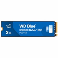 Disque SSD Blue SN5000 WDS200T4B0E-00CNZ0 2 To - M.2 2280 Interne - PCI Express NVMe (PCI Express NVMe 4.0 x4) WD - 900 To TBW - 5 Année Garantie