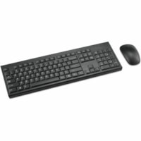 Kensington KM150 EQ Wireless Desktop Set - USB Type A Membrane Wireless RF 2.40 GHz Keyboard - USB Type A Wireless RF Mouse - 1200 dpi - 3 Button - Symmetrical - Compatible with PC, Mac