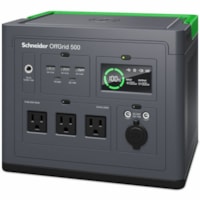 Schneider Electric Multipurpose Power Source - 9.84" (249.94 mm) Height x 7.87" (199.90 mm) Width x 8.03" (203.96 mm) Depth - 1 Piece - Black, Green - Plastic