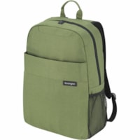 Kensington Simply Portable Lite Carrying Case (Backpack) for 16" Notebook - Green - Water Resistant - Shoulder Strap - 17.72" (450 mm) Height x 13.78" (350 mm) Width x 3.94" (100 mm) Depth