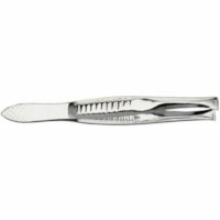 Safecross Medical Tweezers - For General Purpose, First Aid - Blunt End - Nickel Plated Metal