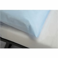 Safecross Tissue/Poly Disposable Blue Pillowcases, 25/PK - Blue