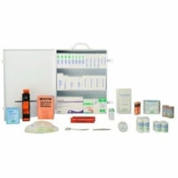 Trousse de premiers soins Safecross - 315 xPièce(s) Pour 100 xIndividuel(s) - Métal Caisse - 1 / Unité