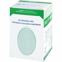 Safecross Eye Dressing Pads, 12/Box - White - 12 / Box