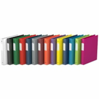 Davis Essential Ring Binder - Letter - 8 1/2" x 11" Sheet Size - 475 Sheet Capacity - 2" (50.80 mm) Ring - Fastener(s): 3 x D-Ring - Pocket(s): 2, Inside Front & Back - Polypropylene, Board - Green - Recycled - Label Holder, PVC-free, Spine Label, Durable - 6 / Pack