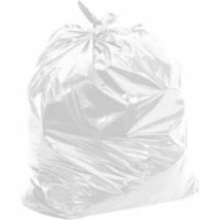 Sac poubelle Résistants - Recyclé Highmark - 30 gal (113562,35 mL) Capacité - largeur de 10,25 po (260,35 mm) x longueur de 13,50 po (342,90 mm) - Faible Densité - clair - Plastique, Polyéthylène linéaire basse densité (LLDPE), Résine - 