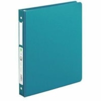 Grand & Toy 1'' Economy Letter-Size Round-Ring Binder, Green - 1" Binder Capacity - Letter - 8 1/2" x 11" Sheet Size - 225 Sheet Capacity - 1" (25.40 mm) Ring - Fastener(s): Round Ring - Pocket(s): 4, Internal, Front & Back - Vinyl, Polypropylene - Green - Recycled - Label Holder, Spine Label, Locki