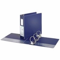 Grand & Toy 3" Economy Binder, D-Ring, Blue, Letter-Size (8 1/2" x 11") - Letter - 8 1/2" x 11" Sheet Size - 725 Sheet Capacity - 3" (76.20 mm) Ring - Fastener(s): 3 x D-Ring - Pocket(s): 4, Front & Back, Internal - Polypropylene, Plastic, Vinyl - Blue - Recycled - Locking Ring, Easy Open Ring, Pock