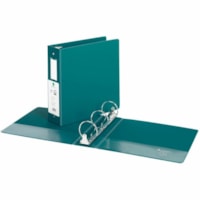 Grand & Toy 3" Economy Binder, Round-Ring, Green, Letter-Size (8 1/2" x 11") - Letter - 8 1/2" x 11" Sheet Size - 625 Sheet Capacity - 3" (76.20 mm) Ring - Fastener(s): 3 x Round Ring - Pocket(s): 4, Front & Back, Internal - Polypropylene, Plastic, Vinyl - Green - Recycled - Pocket, Label Holder, Op