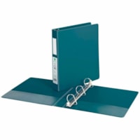 Grand & Toy 1-1/2" Letter-Size D-Ring Economy Binder, Green - Letter - 8 1/2" x 11" Sheet Size - 540 Sheet Capacity - 1.50" (38.10 mm) Ring - Fastener(s): 3 x D-Ring - Pocket(s): 4, Front & Back, Internal - Polypropylene, Plastic, Vinyl - Green - Recycled - Locking Ring, Easy Open Ring, Pocket, Labe