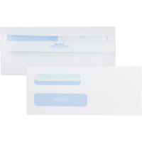 TOPS No. 8-5/8 Double Window Security Tint Envelopes with Redi-Seal® Self-Seal - Double Window - #8 5/8 - 3 5/8" Width x 8 5/8" Length Diameter - 24 lb - Self-sealing - Wove - 500 / Box - White