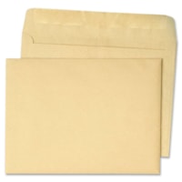 TOPS Booklet Envelope - Booklet - 9" Width x 12" Length - 24 lb - Gummed - Kraft - 500 / Box - Natural, Brown