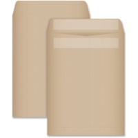 TOPS Redi-Seal Catalogueue Envelopes Natural - Catalog - 9" Width x 12" Length - 24 lb - Self-sealing Flap - Kraft - 100 / Box - Natural