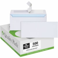 TOPS No. 10 Security Tinted Business Envelopes with Redi-Strip® Closure - Security - #10 - 4 1/8" Width x 9 1/2" Length Diameter - 24 lb - Self-sealing - Wove - 500 / Box - White