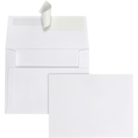 TOPS A2 Invitation Envelopes with Self Seal Closure - Announcement - #5-1/2 - 4 3/8" Width x 5 3/4" Length Diameter - 24 lb - Peel & Seal - 100 / Box - White