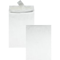 TOPS Tyvek Plain Expansion Envelopes - Expansion - 10" Width x 13" Length - 1 1/2" Gusset - 14 lb - Peel & Seal - White - Tyvek - 100 / Carton