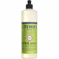 Mrs Myers Clean Day Lemon Verbena Dish Soap - For Dish, Pot, Pan - Concentrate - Liquid - 16 fl oz (0.5 quart) - Lemon Verbena Scent - Refillable, Cruelty-free - 1 / Unit - For Dish, Pot, Pan - Concentrate - Liquid - 16 fl oz (0.5 quart) - Lemon Verbena Scent - Refillable, Cruelty-free - 1 / Unit