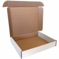 EDGE Shipping Case - External Dimensions: 10.5" Width x 2.1" Depth x 12" Height - 40 lb - 32 ECT - Corrugated Cardboard - White - For Shipping, Storage, Mailing - Recycled - 10 / Pack