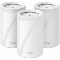 TP-Link Deco BE65 Wi-Fi 7 IEEE 802.11be  Wireless Router - Tri Band - 2.40 GHz ISM Band - 5 GHz UNII Band - 4 x Antenna(4 x Internal) - 1.12 GB/s Wireless Speed - 4 x Network Port - USB - 2.5 Gigabit Ethernet - VPN Supported