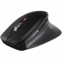 CHERRY STREAM Mouse Comfort - Wireless - 32.81 ft (10000 mm) - Radio Frequency - 2.40 GHz - Black - USB Type A - 4000 dpi - Scroll Wheel - 6 Button(s) - Medium/Large Hand/Palm Size - Right-handed - 1 x AA Battery Supported