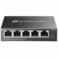 TP-Link Omada 5-Port Gigabit Easy Managed Switch with 4-Port PoE+ - 5 Ports - Manageable - Gigabit Ethernet - 10/100/1000Base-T - 2 Layer Supported - 65 W PoE Budget - Twisted Pair - PoE Ports - Desktop, Wall Mountable