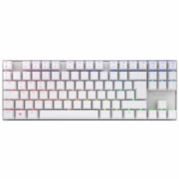 CHERRY XTRFY G80-3882 Gaming Keyboard - Wired/Wireless Connectivity - Bluetooth/RF - 5.2 - 33 ft (10058.40 mm) - 2.40 GHz - USB Type A Interface - RGB LED - Easy-Switch, Windows Lock Key, CHERRY Button, Browser, Function, Gaming, Mute, Volume Up, Volume Down Hot Key(s) - Windows 7, Windows 8, Window