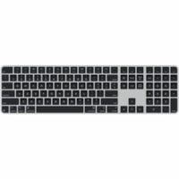 Apple Magic Keyboard - Wired/Wireless Connectivity - Bluetooth - USB Type C Interface - Multimedia Hot Key(s) - macOS 15.1 - English (US) - MacBook Air, MacBook Pro, iMac, iPad Pro, iPad Air, iPad mini, iPad Air 2, iPad, Mac Studio, Mac mini, Mac Pro - Mac