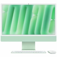 Apple iMac MWUE3LL/A All-in-One Computer - Apple M4 - 16 GB - 256 GB SSD - 24" (609.60 mm) 4.5K - Desktop - Green - Apple M4 Chip - 4480 x 2520 - MacOS Sequoia - Apple Octa-core (8 Core) - English (US) Keyboard - IEEE 802.11ax - 143 W