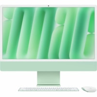 Apple iMac MWV03LL/A All-in-One Computer - Apple M4 - 16 GB - 512 GB SSD - 24" (609.60 mm) 4.5K - Desktop - Green - Apple M4 Chip - 4480 x 2520 - MacOS Sequoia - Apple Deca-core (10 Core) - English (US) Keyboard - IEEE 802.11ax - 143 W