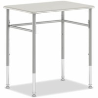 HON - Bureau HONRECT2026EG1T - Moule en T Bord - Finition: Platinum, Blanc - Glide - Pour Bureau