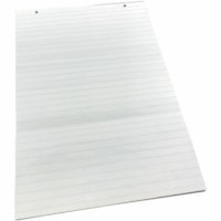 NAPP Edge Experience Flip Chart Pads, Ruled, White, 22" x 34" , 96 Sheets - 96 Sheets - 22" (558.80 mm) x 34" (863.60 mm) Sheet Size - White Paper - Punched - 1 / Unit