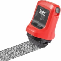 Trodat Roller Stamp - 1" (25.40 mm) Impression Width - Black - Shipping - Recycled