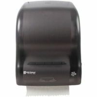 Cascades PRO Universal Mechanical No-Touch Roll Towel Dispenser - Paper - Black - Touch-free - 1 Unit