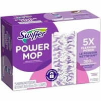 Swiffer PowerMop Multi-Surface Mopping Pad Refills - Scrubber Strip, Lightweight - 5 / Box