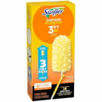 Swiffer Duster Heavy Duty 3ft Extendable Handle Kit with 3 Refills - 36" (914.40 mm) Handle Length - Yellow - 1 Unit