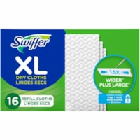 Swiffer Sweeper XL Dry Sweeping Cloths, Box of 16 - X-Large - 16 / Box