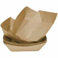 Globe Storage Ware - Food - Disposable - Brown - Kraft Paper Body - 600 / Case