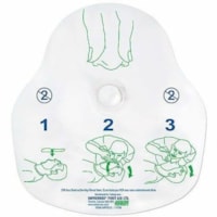 Safecross CPR Face Shield, w/One-Way Filtered Valve - 1 / Unit