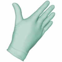 Forcefield Nitriforce Greenleaf Examination Gloves - Chemical Protection - X-Large Size - Nitrile - Green - Biodegradable, Latex-free, Textured Fingertip, Accelerator-free - For Examination, Medical - 1000 Case - 100 / Box