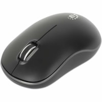 Manhattan MW3075 Wireless Optical USB Mouse - Full-size Mouse - Optical - Wireless - 32.81 ft (10000 mm) - Radio Frequency - 2.40 GHz - Black - USB Type A - 1200 dpi - Scroll Wheel - 3 Button(s) - Symmetrical - 1 x AA Battery Supported