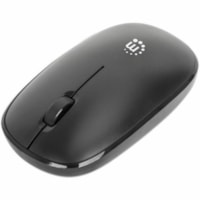 Manhattan MW3050 Wireless Optical USB Mouse - Full-size Mouse - Optical - Wireless - 32.81 ft (10000 mm) - Radio Frequency - 2.40 GHz - Black - USB Type A - 1200 dpi - Scroll Wheel - 3 Button(s) - Symmetrical - 1 x AA Battery Supported