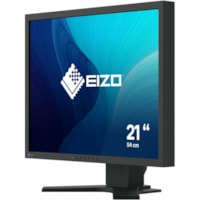 Moniteur LED FlexScan S2134-BK 21 po Classe UXGA - 4:3 - Noir EIZO - 21,3 po Visible - Technologie IPS - LED Rétroéclairage - 1600 x 1200 - 16,7 Millions de Couleurs - 500 cd/m² - 6 ms - Hauts-Parleurs - DVI - HDMI - VGA - DisplayPort - Concentrateur USB